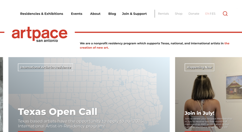 artspace, a client we worked for as the best digital marketing firm in texas