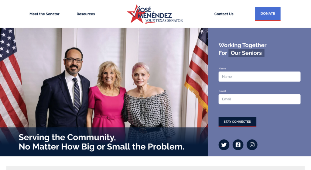 jose menendez, a client we worked for as the best digital marketing firm in texas