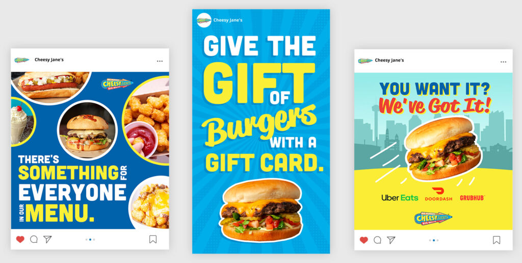 cheesy janes, a client we worked for as the best digital marketing firm in texas