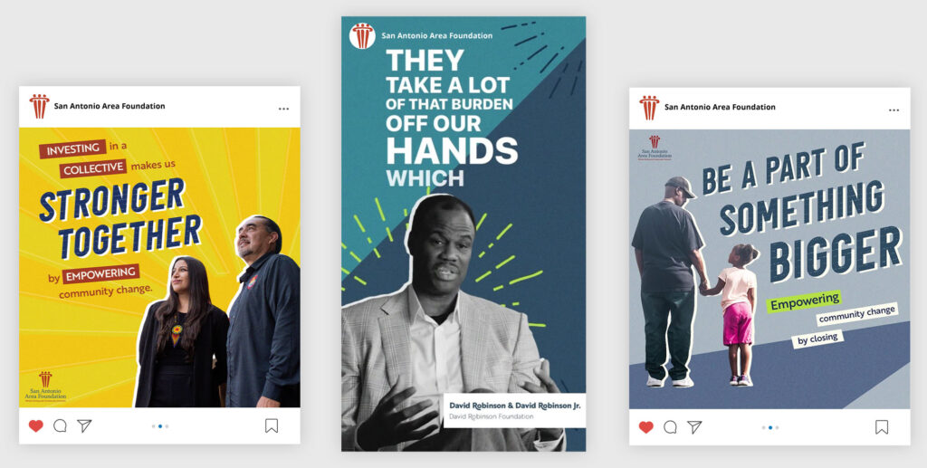 san antonio area foundation, a client we worked for as the best digital marketing firm in texas