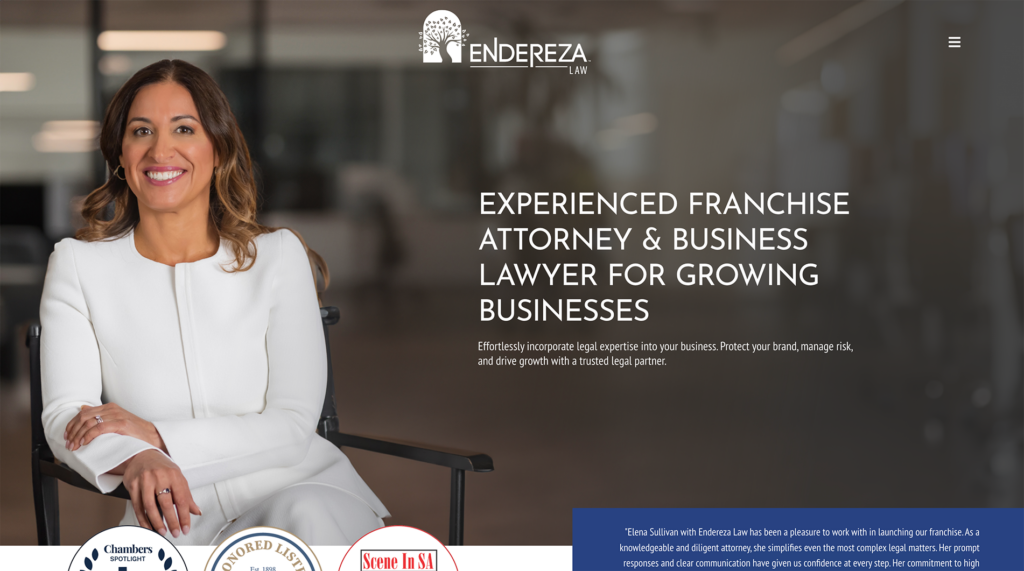 Endereza Law Website