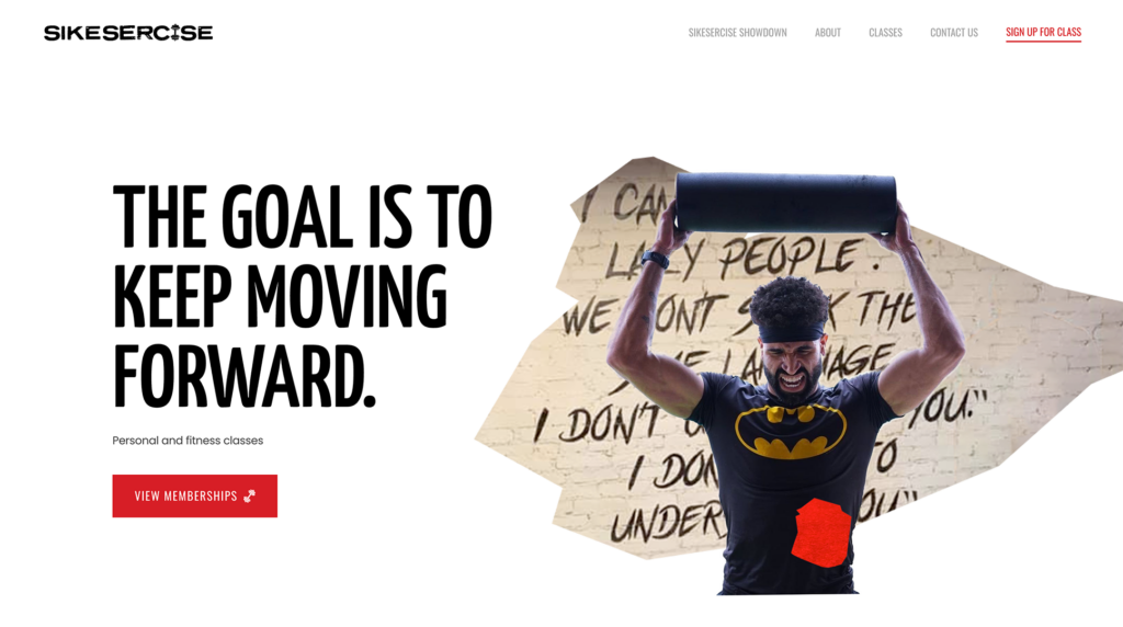 Sikesercise Gym Website